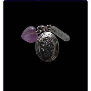 (3 for $30) My First Locket w/ Mini Gemstone Pendants